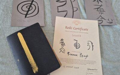Werken met energie: reiki level 2 behaald!
